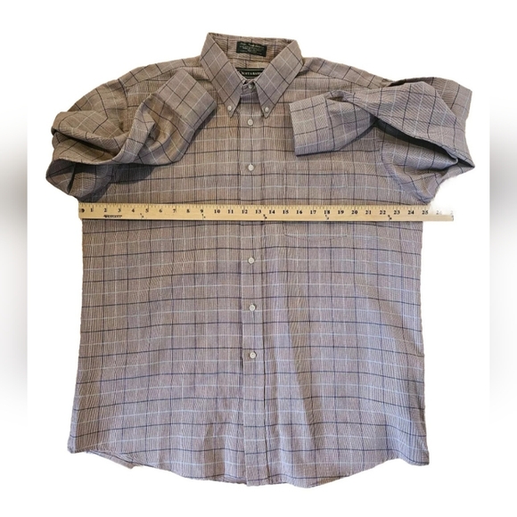 Croft & Barrow Single Needle Tailoring Wrinkle Resistant Size 17 32/33 Brown - Picture 5 of 10